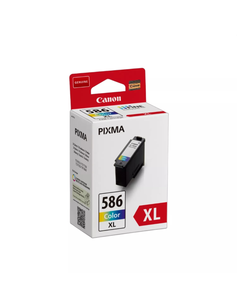 Мастилена касета Canon CL-586XL, Tri-color (Cyan, Magenta, Yellow), 300 pages, съвместима с PIXMA TS7650i/TS7750i - 6226C001AA -