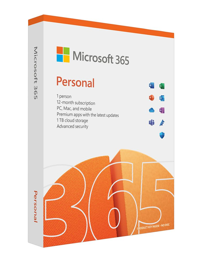 Офис пакет Microsoft 365 Personal FY25H2, 12 месеца лиценз, Eurozone - EP2-32423 - 1