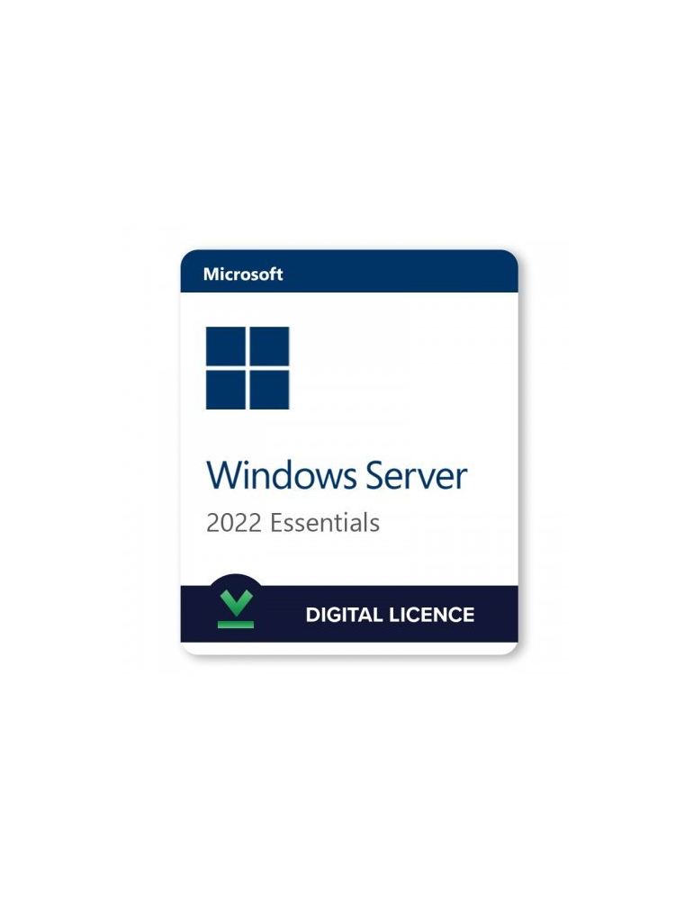 Софтуер Microsoft Windows Server 2022 Essentials, 10 Core, English, OEM DVD - G3S-01419R - 1