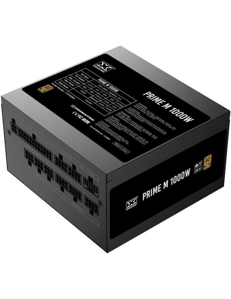 Захранване XIGMATEK Prime M 1000W, 80+ Gold, ATX3.1, Full Modular, 120mm Fan - EN47497 - 3