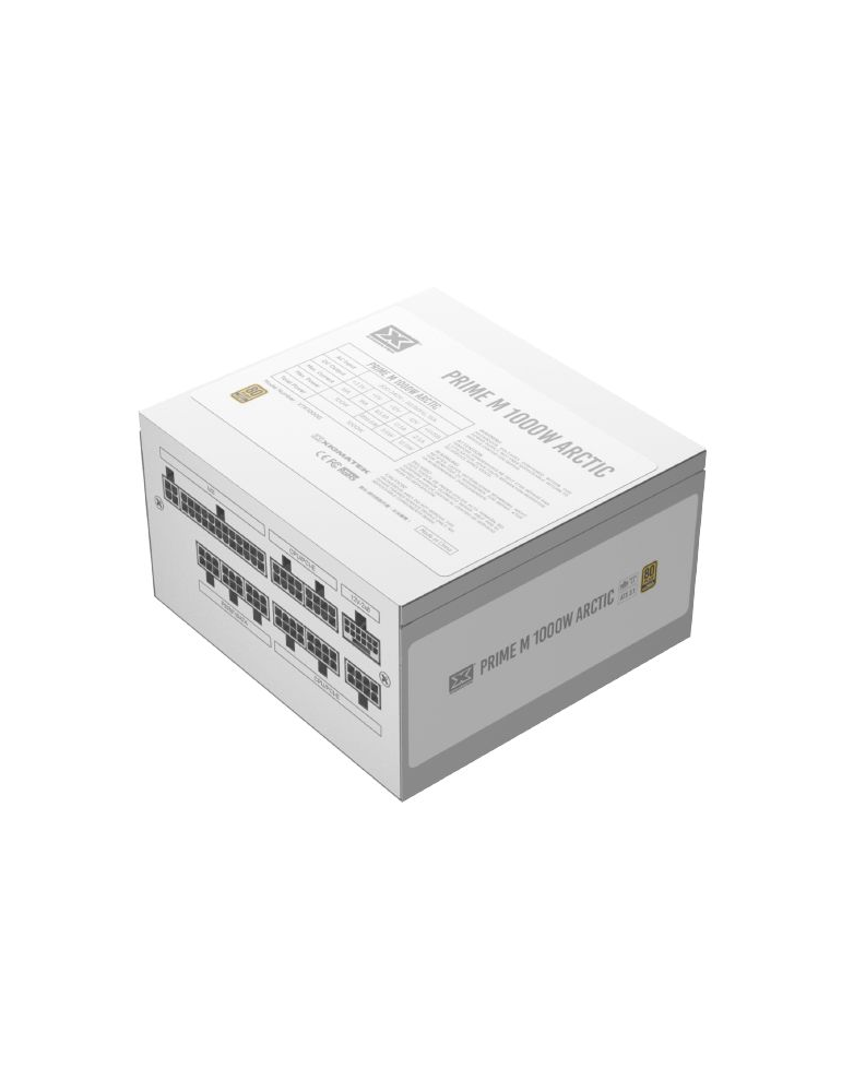 Модулно захранване XIGMATEK Prime M ARCTIC 1000W, 1000W 80+ Gold, ATX3.1, Full Modular, 120mm Fan - EN48111 - 2