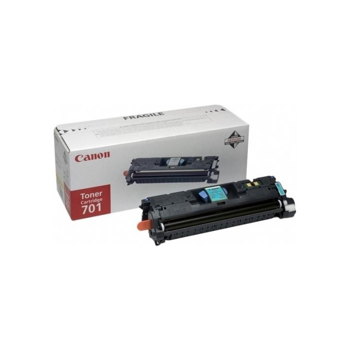 Тонер касета Canon 701 Cyan, 4000 страници, съвместима с LBP5200/LBP5200N/MF8180C - CR9286A003AA - 1