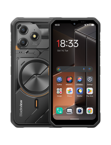 Смартфон Blackview FORT 100, 6.56" IPS 1612x720 90Hz, Mediatek Helio G81, 8GB RAM, 128GB, Android 16 - BVFORT100_B_EU - 1