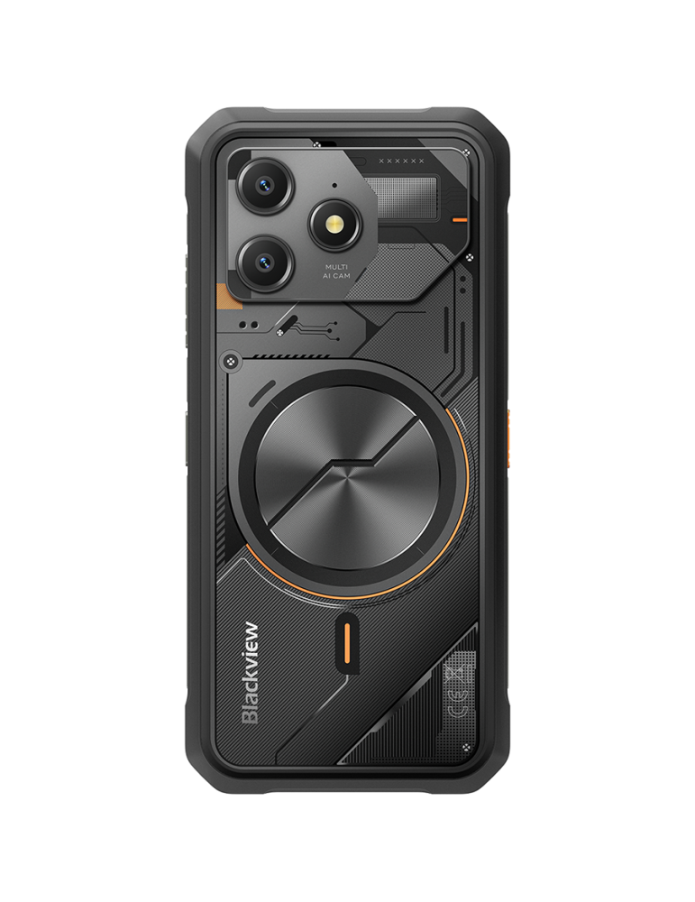 Смартфон Blackview FORT 100, 6.56" IPS 1612x720 90Hz, Mediatek Helio G81, 8GB RAM, 128GB, Android 16 - BVFORT100_B_EU - 6