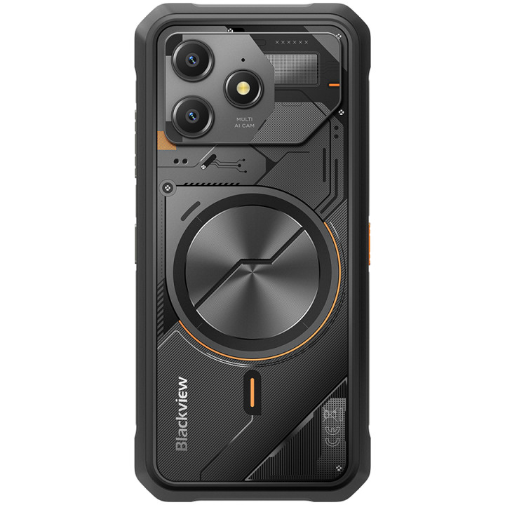 Смартфон Blackview FORT 100, 6.56" IPS 1612x720 90Hz, Mediatek Helio G81, 8GB RAM, 128GB, Android 16 - BVFORT100_B_EU - 6