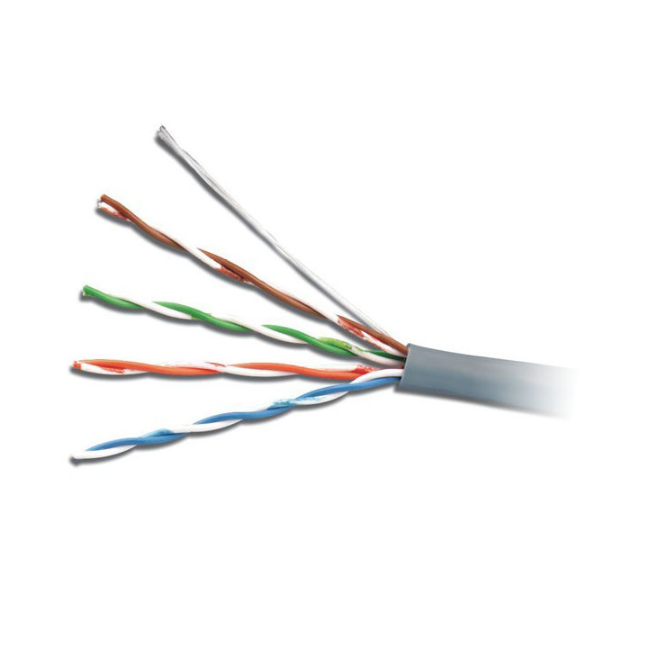 Мрежов кабел UTP CAT5E 305m, Bare Copper, PE изолация, FR PVC jacket - 1