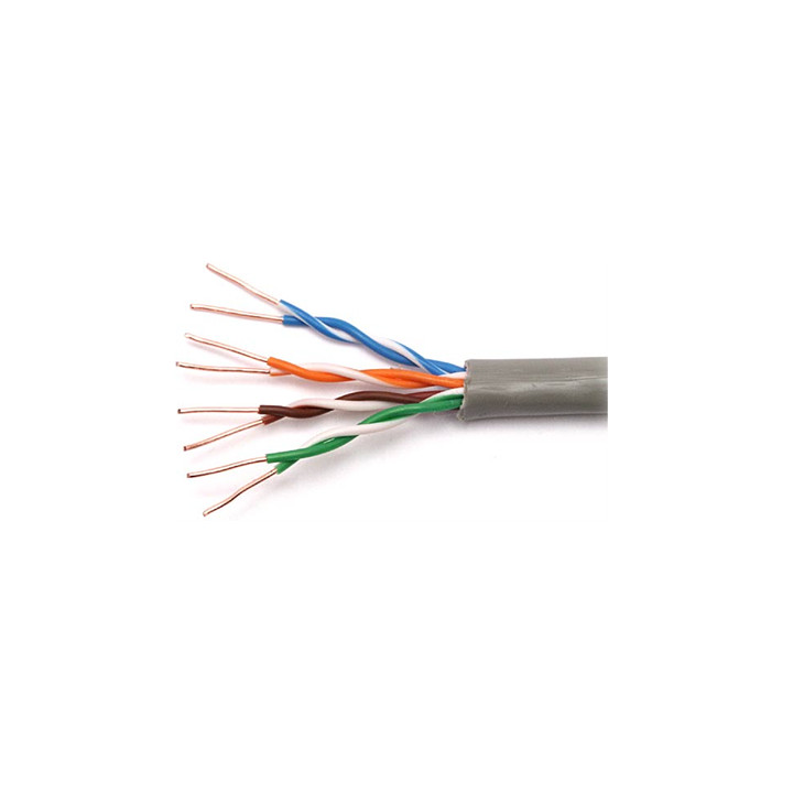 Мрежов кабел UTP CAT5E 305m, Bare Copper, PE изолация, FR PVC jacket - 2