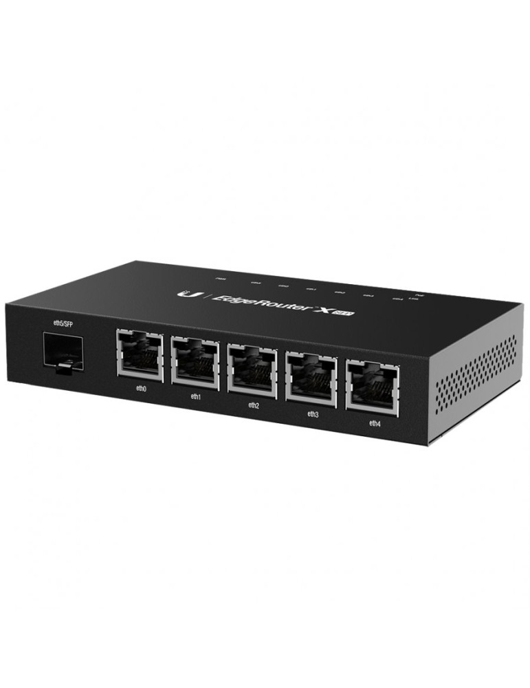 Рутер UBIQUITI EdgeRouter X SFP, 5x GbE 1000Mbps, 1x SFP, MIPS 880MHz, 256MB RAM, 256MB Flash - ER-X-SFP-EU - 2