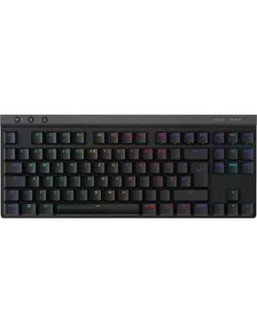 Bluetooth механична клавиатура Logitech G515 Lightspeed TKL, Безжична, 2.4GHz/BT, RGB подсветка, Механична - 920-014074 - 1