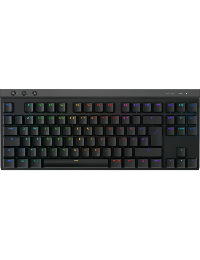 Bluetooth механична клавиатура Logitech G515 Lightspeed TKL, Безжична, 2.4GHz/BT, RGB подсветка, Механична - 920-014074 - 1
