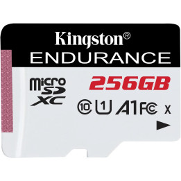 MicroSDXC памет Kingston Endurance 256GB, UHS-I Class 10 A1, 95MB/s четене, 45MB/s запис - SDCE/256GB - 1