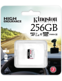 MicroSDXC памет Kingston Endurance 256GB, UHS-I Class 10 A1, 95MB/s четене, 45MB/s запис - SDCE/256GB - 2