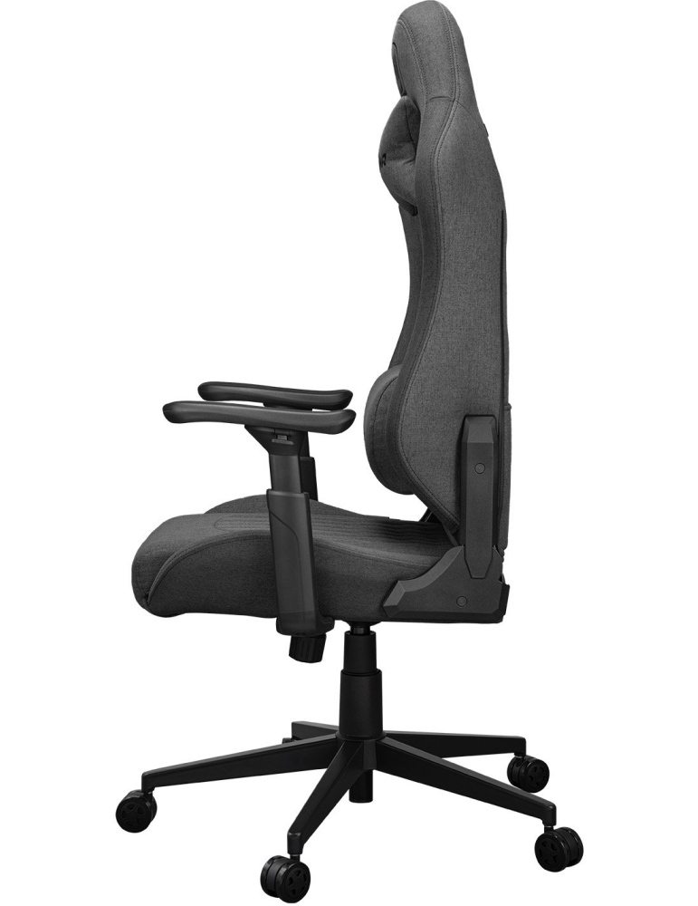 Геймърски стол COUGAR Explore Royal Gray F, Imitation linen, 3D armrests, Headrest + Lumbar support, 120kg - CGR-EPF-ROG - 4