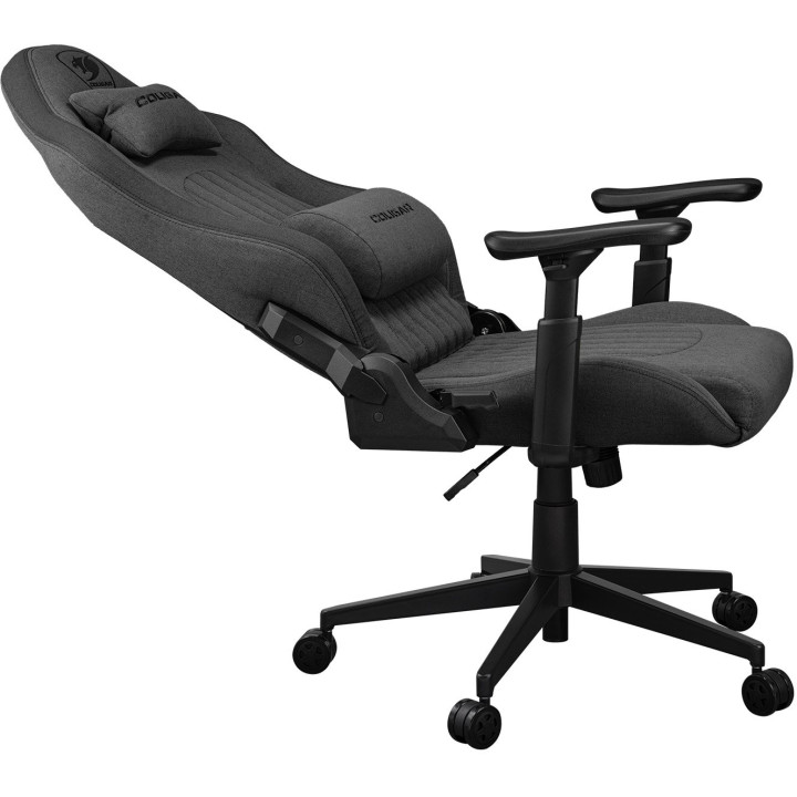 Геймърски стол COUGAR Explore Royal Gray F, Imitation linen, 3D armrests, Headrest + Lumbar support, 120kg - CGR-EPF-ROG - 7