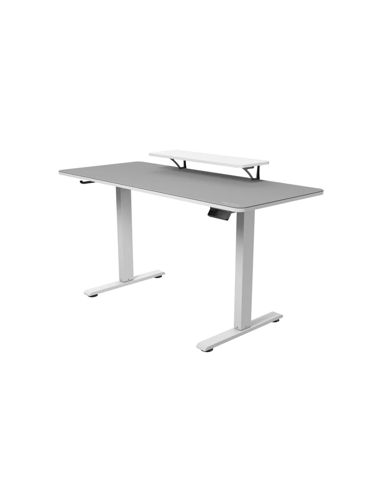 Геймърско бюро COUGAR E-STAR 140 Electrical, 1400x600mm, Бяло, LCD дисплей, електрическа регулировка на височина - 4710483779664