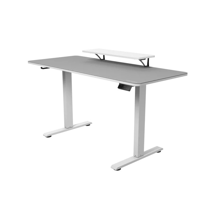 Геймърско бюро COUGAR E-STAR 140 Electrical, 1400x600mm, Бяло, LCD дисплей, електрическа регулировка на височина - 4710483779664