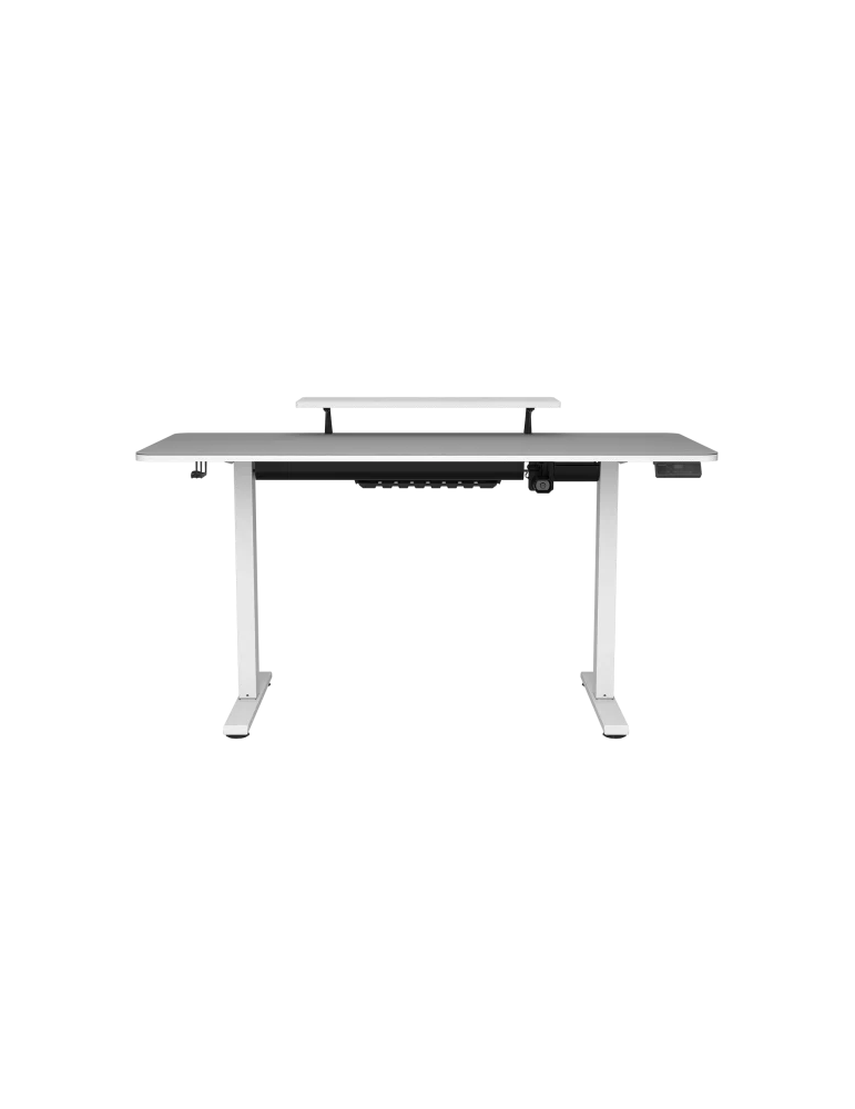 Геймърско бюро COUGAR E-STAR 140 Electrical, 1400x600mm, Бяло, LCD дисплей, електрическа регулировка на височина - 4710483779664