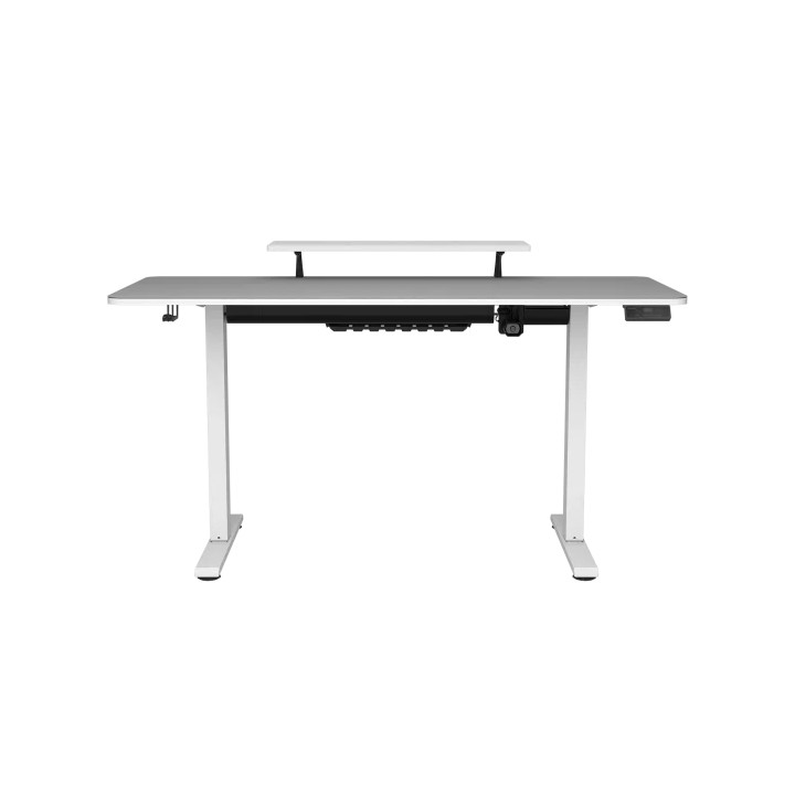 Геймърско бюро COUGAR E-STAR 140 Electrical, 1400x600mm, Бяло, LCD дисплей, електрическа регулировка на височина - 4710483779664