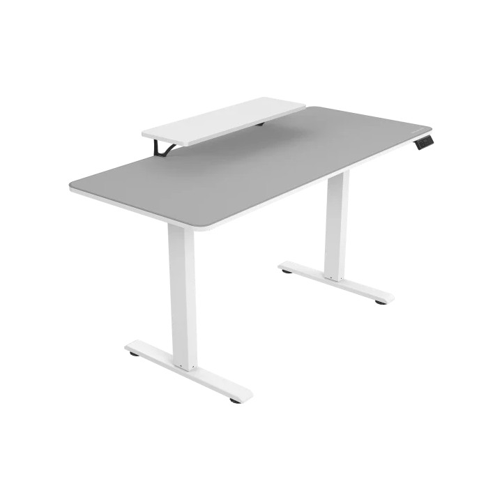Геймърско бюро COUGAR E-STAR 140 Electrical, 1400x600mm, Бяло, LCD дисплей, електрическа регулировка на височина - 4710483779664