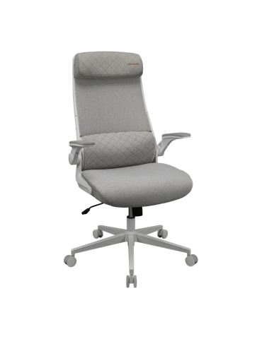 Геймърски стол COUGAR Stryder White, тъканина, регулируема височина 470-570mm, поддържа до 120kg - CGR-STD-ASW - 1