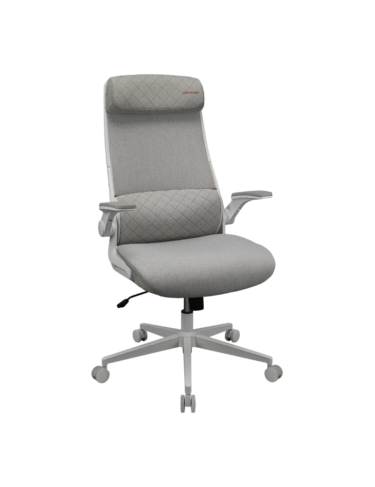 Геймърски стол COUGAR Stryder White, тъканина, регулируема височина 470-570mm, поддържа до 120kg - CGR-STD-ASW - 1