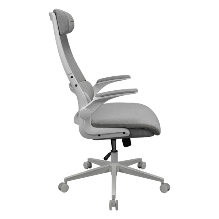 Геймърски стол COUGAR Stryder White, тъканина, регулируема височина 470-570mm, поддържа до 120kg - CGR-STD-ASW - 3