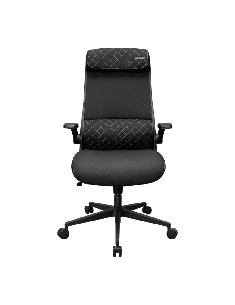 Геймърски стол COUGAR Stryder, Fabric, регулируема височина 470-570mm, поддържа до 120kg, черен - CGR-STD-BLB - 3