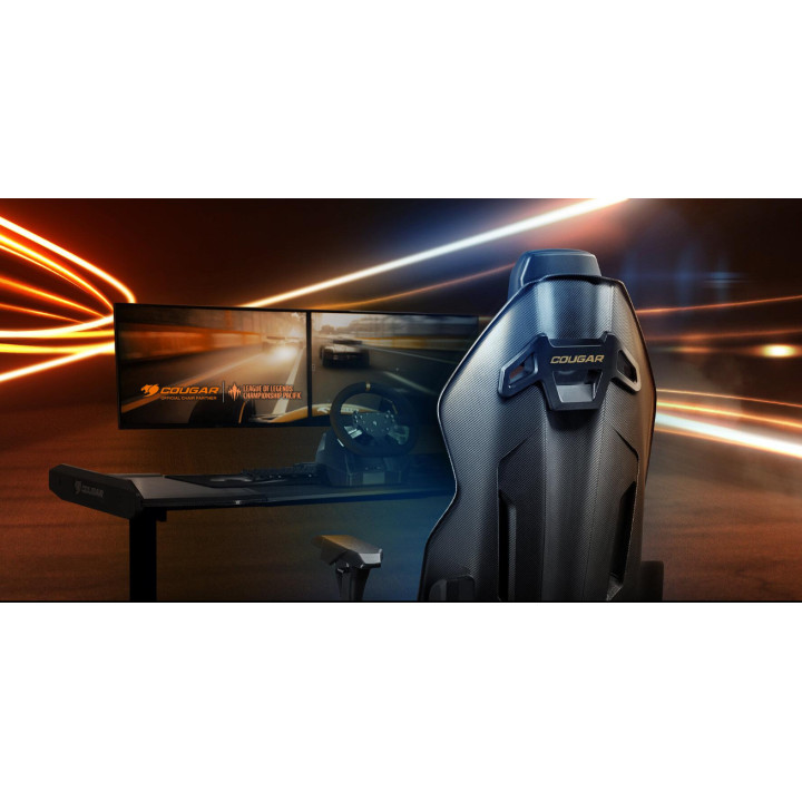 Геймърски стол Cougar Gaming Hotrod Royal, Leatherette, 4D подлакътници, До 136kg - CGR-ARX-GLB - 2