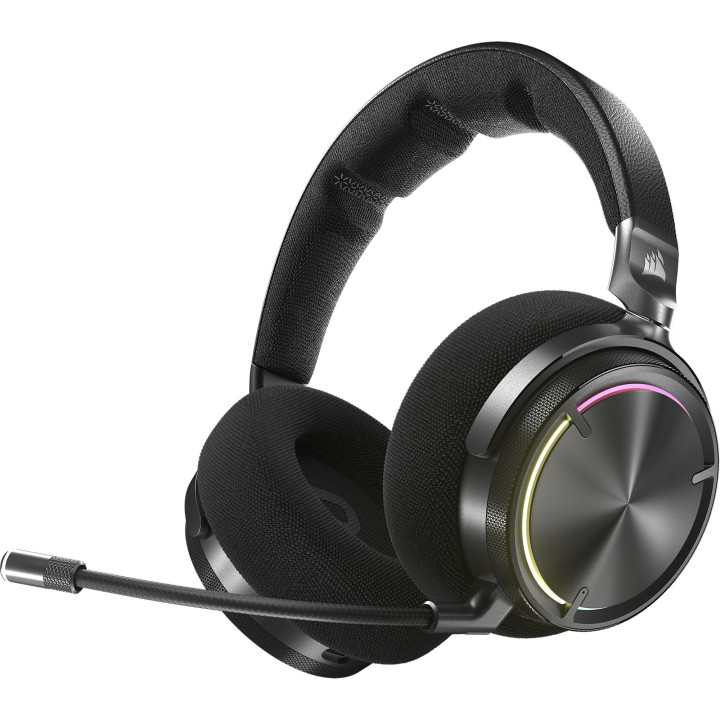 Премиум безжични геймърски слушалки Corsair Virtuoso Max Wireless, Gaming, Carbon - CA-9011372-WW - 1