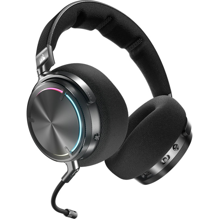 Премиум безжични геймърски слушалки Corsair Virtuoso Max Wireless, Gaming, Carbon - CA-9011372-WW - 2