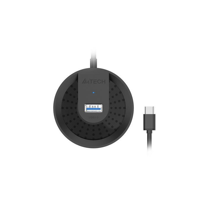 USB хъб A4tech HUB-30C, 4 портов, USB 3.0, 5120 Mbit/s, Черен