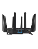 Рутер ASUS ROG Rapture GT-BE98, WiFi 7 BE19000, 2.4/5/6 GHz, 9x Gigabit (7x LAN + 2x WAN), 2GB RAM, USB 3.2 - 90IG08F0-MO9A0V - 