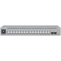 Суич UBIQUITI UniFi Switch Pro Max 16 PoE, 16x Gigabit RJ-45 PoE+, 2x SFP+ 10Gbps, Layer 2/3, управляем - USW-PRO-MAX-16-POE - 1