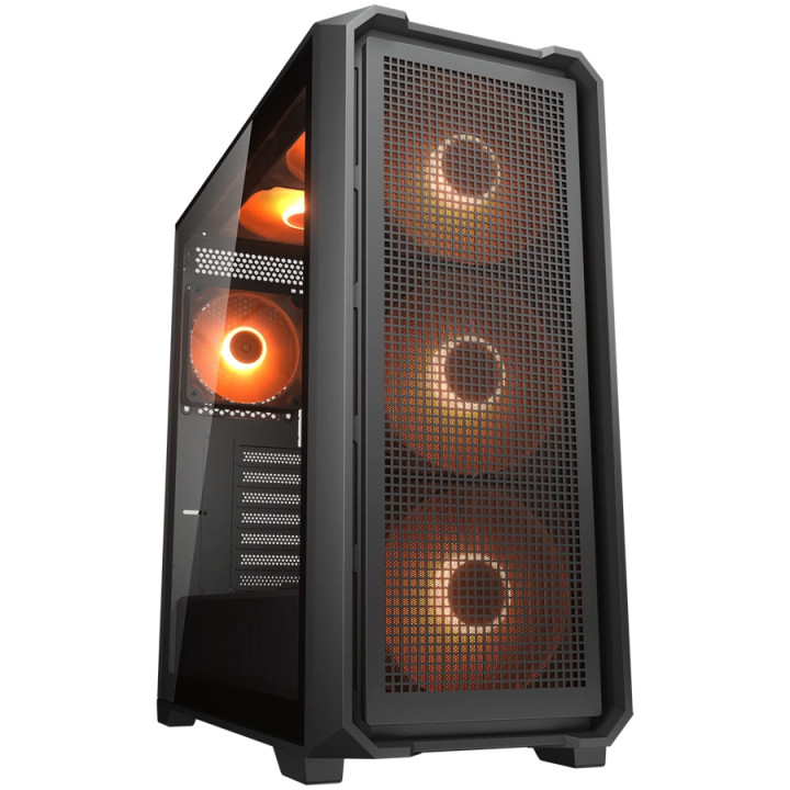 Компютърна кутия COUGAR MX600 Air, Mid Tower, ATX, Air Mesh, RGB - CGR-2SC9B-RGB - 1