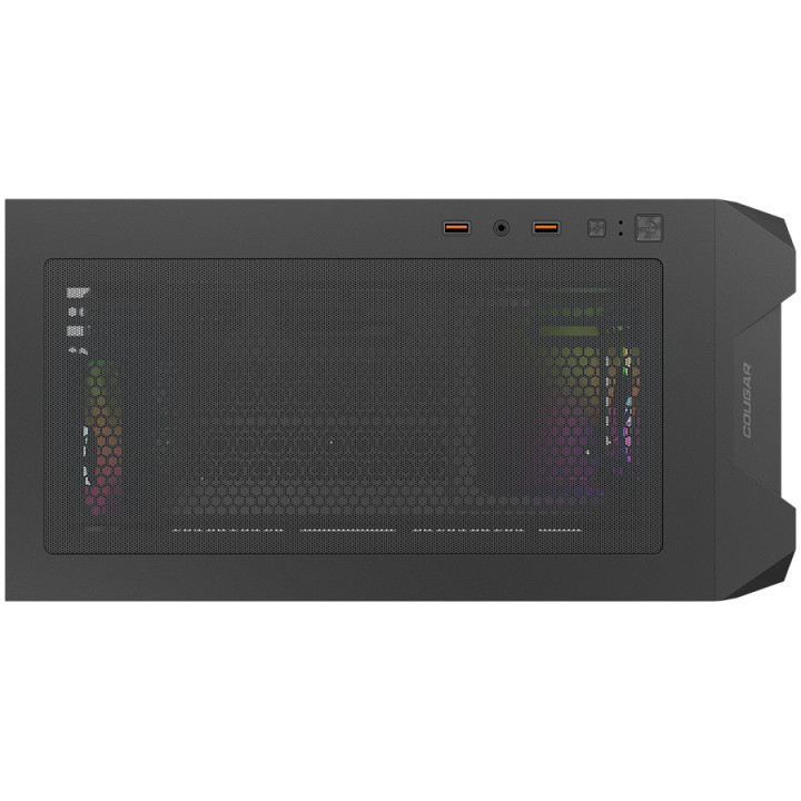 Компютърна кутия Cougar MX600 Mini V2 RGB, Mini Tower, черна - CGR-2TC9B-RGB - 5