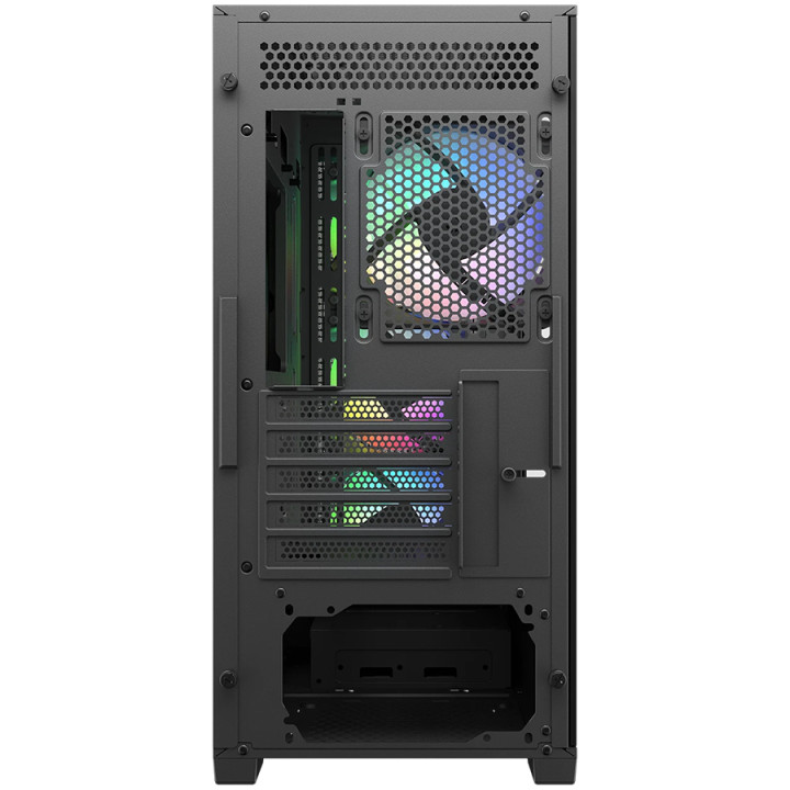Компютърна кутия Cougar MX600 Mini V2 RGB, Mini Tower, черна - CGR-2TC9B-RGB - 6