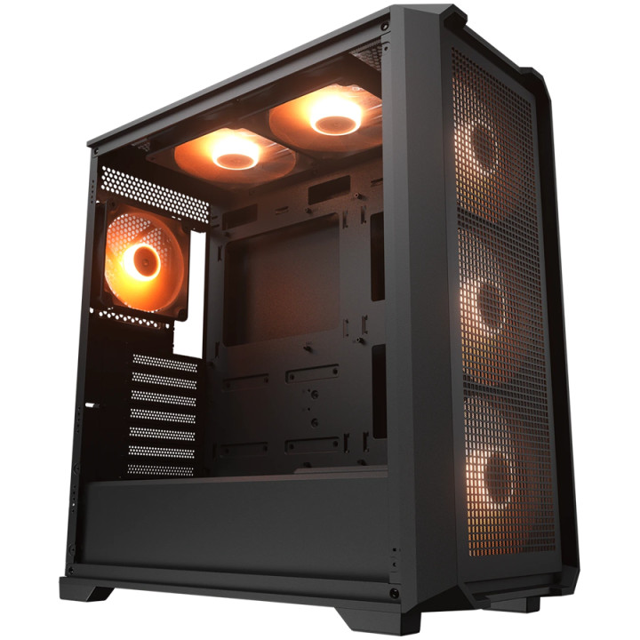 Компютърна кутия COUGAR MX600 Air Pro, Midi Tower, ATX, Air Mesh, 485x210x460mm, aRGB - CGR-2SC9B-PRO - 4