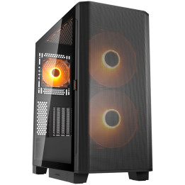 Компютърна кутия COUGAR GAMING AIRFACE FLO RGB, Mid Tower, черна - CGR-5YA6B-RGB - 1