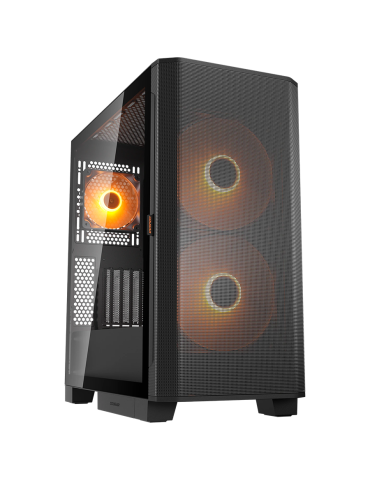 Компютърна кутия COUGAR GAMING AIRFACE FLO RGB, Mid Tower, черна - CGR-5YA6B-RGB - 1