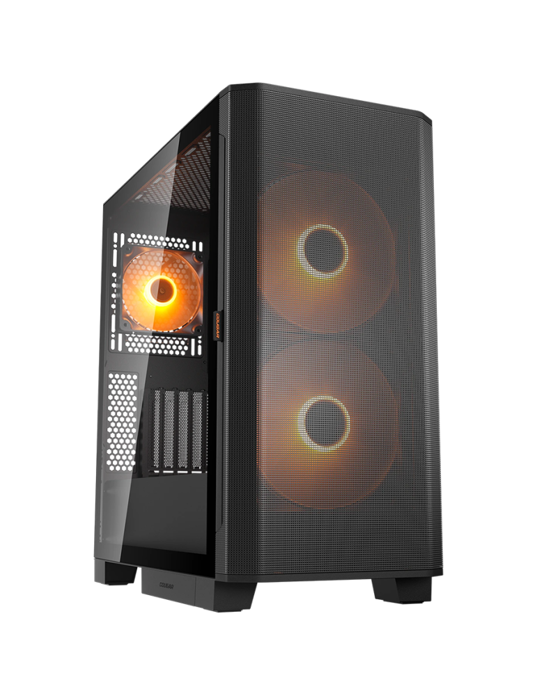 Компютърна кутия COUGAR GAMING AIRFACE FLO RGB, Mid Tower, черна - CGR-5YA6B-RGB - 1