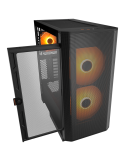 Компютърна кутия COUGAR GAMING AIRFACE FLO RGB, Mid Tower, черна - CGR-5YA6B-RGB - 4