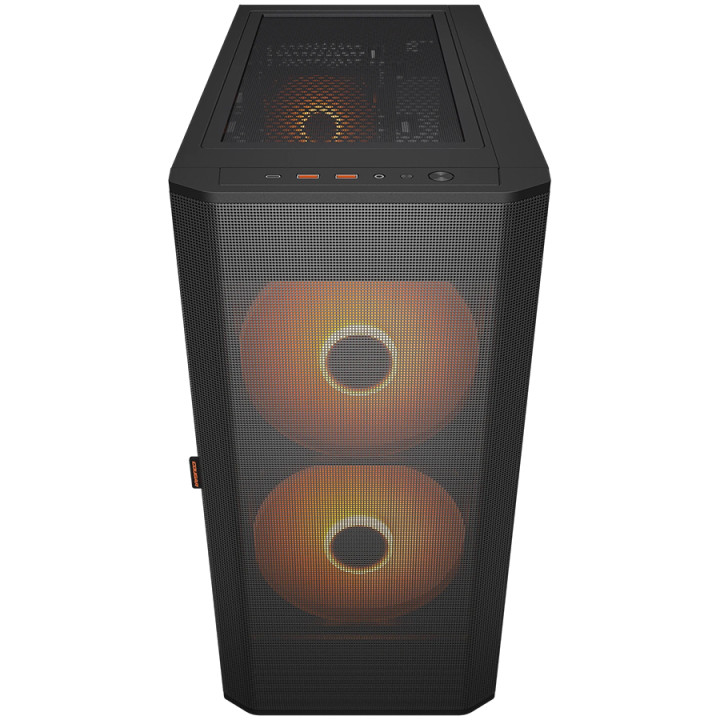 Компютърна кутия COUGAR GAMING AIRFACE FLO RGB, Mid Tower, черна - CGR-5YA6B-RGB - 5