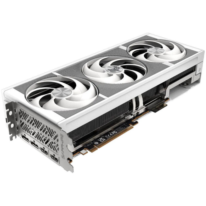 Видео карта SAPPHIRE NITRO+ AMD Radeon RX 9070XT Polar, 16GB GDDR6, 256-Bit, PCI Express 5.0, 3060 MHz - 11348-09-20G - 2