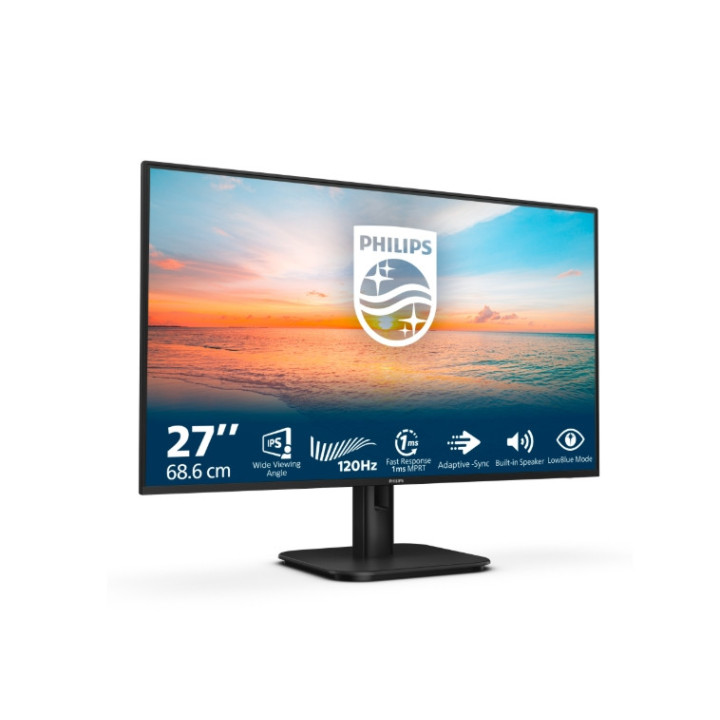 Монитор Philips 27E1N1200A, 27" IPS 1920x1080 120Hz, 4ms, Adaptive Sync, FlickerFree - 27E1N1200A/00 - 9