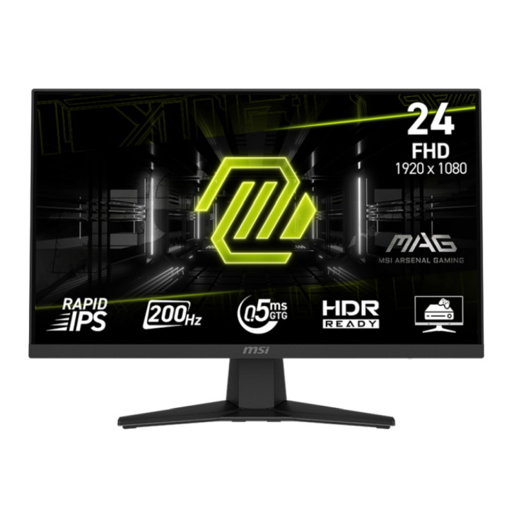 Монитор MSI MAG 244F, 23.8" IPS 1920x1080 200Hz, AMD FreeSync Premium, 0.5ms - 9S6-3BC41H-001 - 1