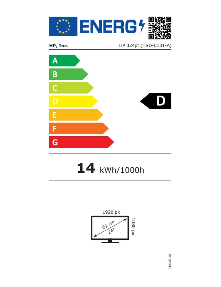 Монитор HP Series 3 Pro 324pf, 23.8" IPS 1920x1080 75Hz - 9U5J5UT - 6
