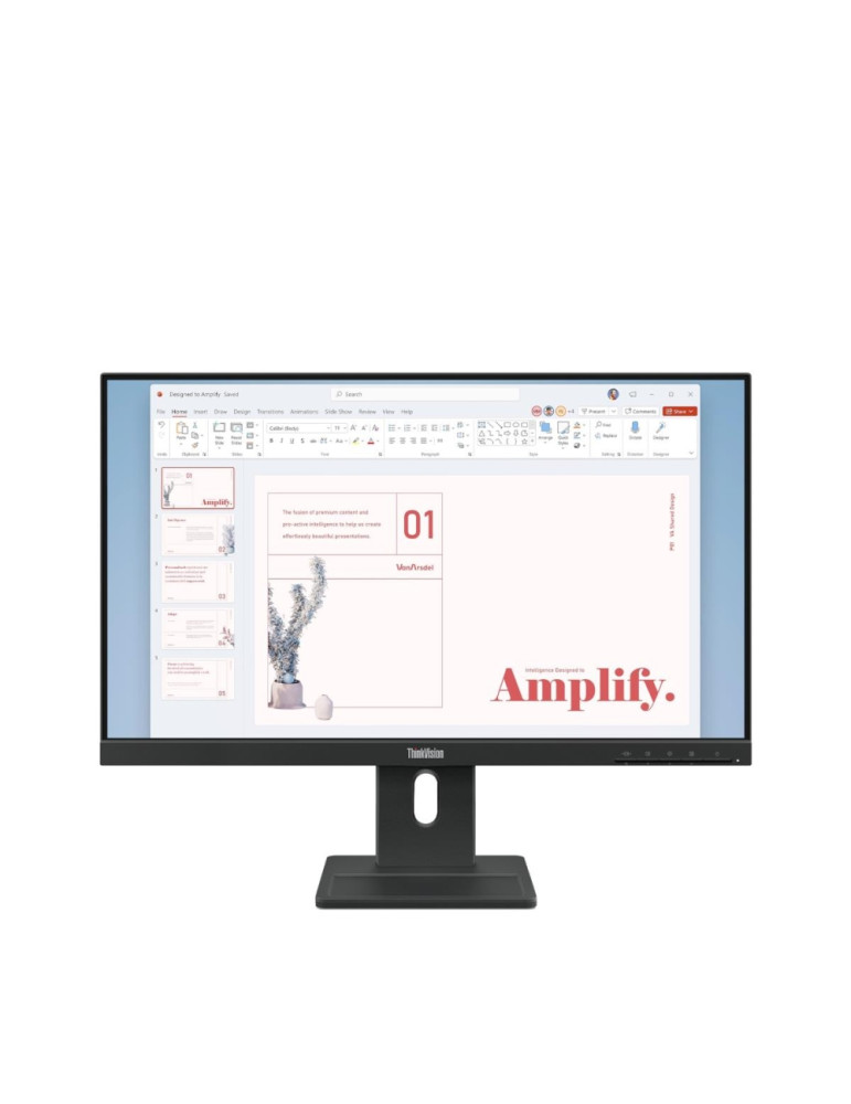 Монитор Lenovo ThinkVision E24-40, 23.8" IPS 1920x1080, 100Hz, 4ms - 64BAMAT1EU - 1