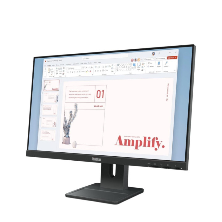 Монитор Lenovo ThinkVision E24-40, 23.8" IPS 1920x1080, 100Hz, 4ms - 64BAMAT1EU - 3
