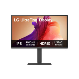 Монитор LG 27U730A-B, 27" IPS 4K 3840x2160, 60Hz, 5ms, 300cd/m2, USB-C 90W, DisplayPort, 2x5W - 1