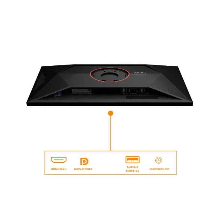 Монитор AOC U32G4U, 31.5" IPS 2560x1440 75Hz, 4ms, Adaptive Sync, FlickerFree - 4